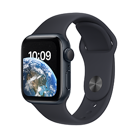 Apple Watch SE 2022 GPS Sport Band (Viền Nhôm, Dây Cao Su)