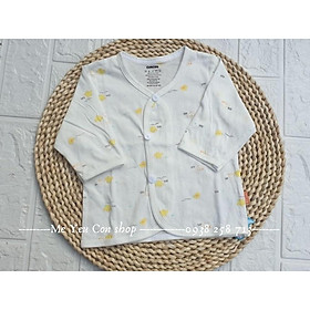 3-9kg ÁO CÀI XÉO TAY DÀI (Họa tiết) CHO BÉ - CÚN CON - GÀ CON