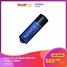 Mua Chữ ký số NewCA dành cho Cá nhân  CBNV đăng ký mới - Hàng chính hãng