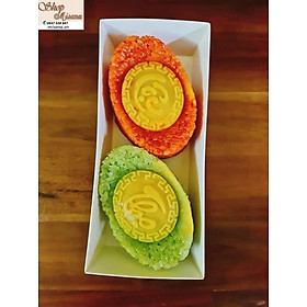 Mua Bộ khuôn nhấn lò xo làm bánh trung thu  nhấn xôi 150gr thỏi vàng chữ Phúc - lộc - thọ - Tài
