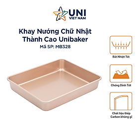 KHAY NƯỚNG CHỮ NHẬT THÀNH CAO UNIBAKER MB328