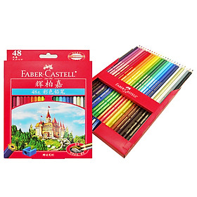 Faber-castell Oily Color Pencil 48 Color Pencil Colored Colored Pencil Pencil Set Castle Series (gift pen)