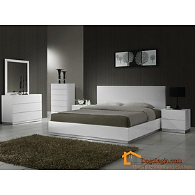 Mua Phòng Ngủ Đẹp Tinh Khôi Với Giường Ngủ Màu Trắng LG-GN018