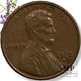 Mua Đồng xu sưu tầm 1 cent Mỹ với hình tổng thống Abraham Lincoln năm ngẫu nhiên
