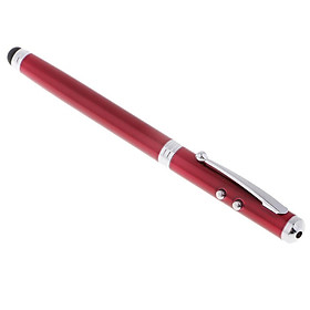 LED Laser Pointer Pen Capacitive Stylus Touch Screen Ballpoint Pen