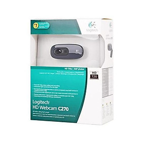 WEBCAM MÁY TÍNH LOGITECH C270 - Hàng Chính Hãng