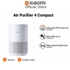 Máy lọc không khí Xiaomi Smart Air Purifier 4 Compact EU BHR5860EU - Hàng chính hãng