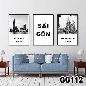 Mua Tranh treo tường canvas 3 bức phong cách hiện đại Bắc Âu 195  tranh decor trang trí phòng khách  phòng ngủ  phòng ngủ