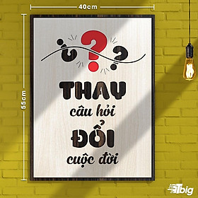 Mua Tranh động lực - Thay câu hỏi đổi cuộc đời 40x55cm