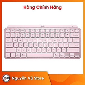 Bàn phím không dây Bluetooth Logitech MX Keys Mini - Nhỏ gọn, Sạc USB-C, Phím tắt thông minh - Hàng Chính Hãng