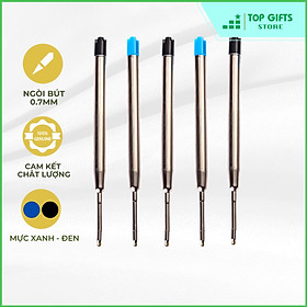 1 Ruột bút ký 0.7mm, mực xanh Dùng thay ngòi cho bút ký tên loại bấm hoặc bút xoay để mở ngòi chuyên cho bút ký tên