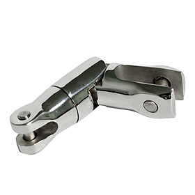 Stainless Steel Boat Marine Anchor Double Swivel Connector 1/4