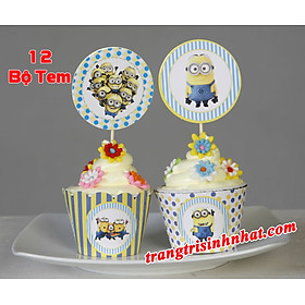 Vỏ Bánh Cupcake Chủ Đề Kool Style 12 cái - Kool Style