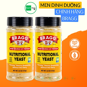 Combo 2 hộp Men Dinh Dưỡng Bragg Nutritional Yeast 127g