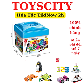 Đồ Chơi Lắp Ghép Cơ Bản Hộp Gạch Sáng Tạo 2901 QMAN Basic Box