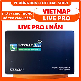 Thẻ Vietmap Live Pro Chính Hãng 2025, cảnh báo tốc độ, camera phạt nguội dùng trên điện thoại, Android.box, Màn hình Ô Tô - Hàng chính hãng - VM Live PRO 1 Năm