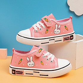 Giày Vải thể thao bé gái , giày đi học cho bé size 27 - 37 mềm êm chân BG226