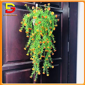 Mua Hoa Giả Treo Tường Giỏ Hoa Cúc Hoạ Mi Dài 70cm Decor Ban Công Nhà Cửa Nhà Hàng Quán Cafe DG-189