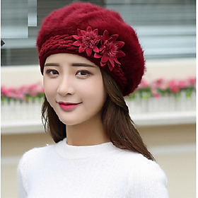 Nón bere, mũ beret thu đông cao cấp dn19081803