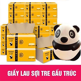 Giấy Ăn Gấu Trúc SIPIAO Gói Đẹp,Dai Và Thấm Nước Không Sợ Rách - 10 Gói