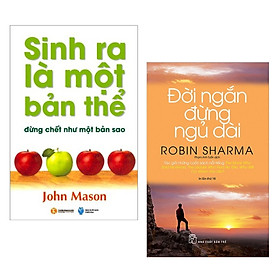 Combo 2 cuốn sách kĩ năng sống: Sinh Ra Là Một Bản Thể Đừng Chết Như Một Bản Sao + Đời Ngắn Đừng Ngủ Dài ( Tặng kèm Bookmark Happy Life)