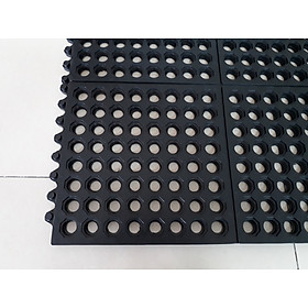 thảm nhà bếp chống trơn trượt chất liệu cao su HouseMat H710 lắp ghép dài 91cm x rộng 91cm x dày 1.2cm