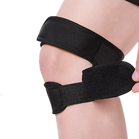 1pc Knee Support Pad Wrap Sleeve Nylon Neoprene Adjustable Breathable Anti Bump Outdoor Fitness Sportswear Leg Protector