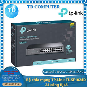 Mua Thiết bị chia mạng TP-Link TL-SF1024D (10/100Mbps/ 24 Cổng/ Vỏ Thép) - Hàng chính hãng FPT phân phối