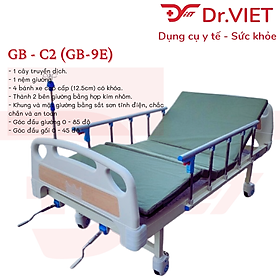 Mua Giường bệnh nhân 2 tay quay GB-C2 (GB-9E) chính hãng