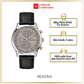 Đồng Hồ Thời Trang Nam Bulova Sutton Máy Pin 98B409 41mm