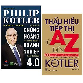 Hình ảnh Combo 2 cuốn sách hay về kinh tế :  Quản Lý Khủng Hoảng Và Phát Triển Doanh Nghiệp Trong Thời Đại 4.0 +  Thấu Hiểu Tiếp Thị Từ A Đến Z - 80 Khái Niệm Nhà Quản Lý Cần Biết ( Tặng kèm Bookmark Happy Life)