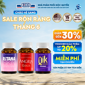 Combo Sức Khỏe Toàn Diện Nữ Ecogreen Hỗ Trợ Sinh Lý, Đẹp Da Và Tóc Chắc Khỏe (Dùng 1 Tháng)