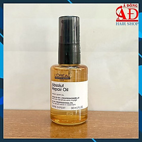 Tinh dầu dưỡng tóc L'OREAL SERIE EXPERT WHEAT OIL ABSOLUT REPAIR Nourishing serum 30ml