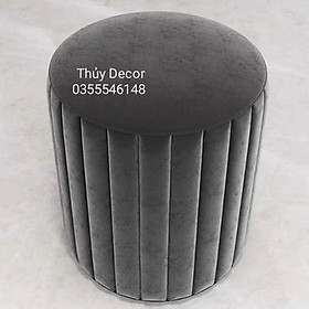 Mua Sale Sốc ghế đôn đệm nhung hàng loại 1 giá tận xưởng  đủ màu cho khách chọn