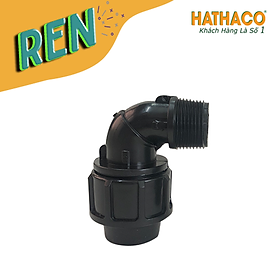 Mua Combo 10 Cút 25 Ren Ngoài 20 - 25 - 32 (ren 1/2 - 3/4  - 1 ) HATHACO Dùng Cho Ống HDPE