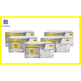 [Combo 5 HỘP - PERFETTA MODERATE] - Khẩu Trang Y Tế Chất Lượng Cao, Kháng Khuẩn, Chống Bụi Mịn, Màu Trắng, 3 Lớp, Bảo Vệ Tối Ưu - (50 cái/hộp)