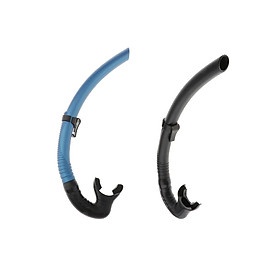 2Pcs Swim Snorkel for Lap Swimming ,Adult Swimmers Snorkeling Gear ,Snorkle Center Mount Silicone Mouthpiece One-Way Purge Valve