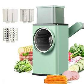 Mua Dụng cụ thái rau củ quả đa năng - Máy bào sợi  cắt lát 4 chức năng  3 lưỡi cực sắc có đế hút chân không chắc chắn