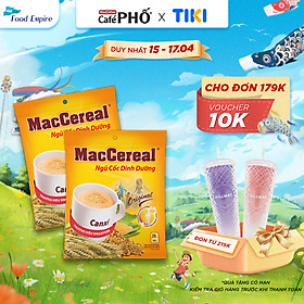 Combo 2 túi Bột Ngũ Cốc Dinh Dưỡng Canxi - MacCereal (túi 20 gói x 28g)