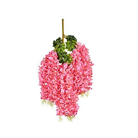 Mua Bó 12 cành tử đằng giả - 1 cành 3 nhánh - dài 100cm - Nhiều loại màu - Dây leo hoa tử đằng giả - Cây giả  hoa lụa trang trí nhà cửa