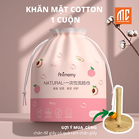 Mua Khăn khô cotton lau mặt đa năng tẩy trang vải không dệt Animerry loại tốt