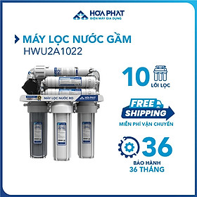 Mua Máy lọc nước RO để gầm chân quỳ 10 lõi Hòa Phát HWU2A1022 - Bảo Hành 36 Tháng - Hàng Chính Hãng