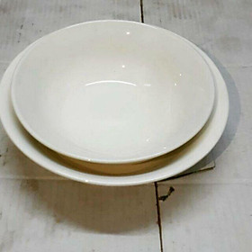 Mua Bát tô canh loe to sứ trắng chiết yêu