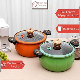 Mua Nồi áp suất bí ngô đa năng dùng cho bếp điện và bếp từ dung tích 8L ( hàng loại 1)