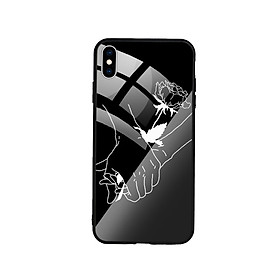Ốp Lưng Kính Cường Lực cho điện thoại Iphone Xs Max - Love 05