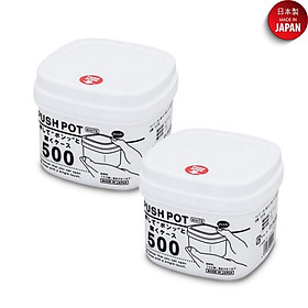 Hộp nhựa đựng & bảo quản thực phẩm Push Pot 500ml - nội địa Nhật Bản