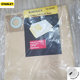 Bộ 3 túi giấy đựng bụi Stanley 19-3101N phụ kiện máy hút bụi cho máy Stanley SL19117, SL19417-8A SL19199P, SL19156, SL19403PE-8A, SL19501P-12A, SL19501-12B; Dewalt: DXV25S, DXV30S, DXV34P và DXV38S