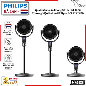 HÀNG CHÍNH HÃNG - Quạt tuần hoàn không khí Serial 3000, động cơ biến tần cao cấp. Thương hiệu Hà Lan nổi tiếng Philips - ACR3242CFD