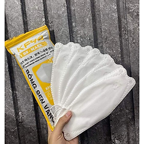 Sét 100 cái khẩu trang kf94 chuẩn hàn quốc  - Trắng