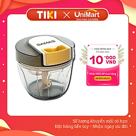 Dụng Cụ Xay Tỏi Ớt , Xay Thịt Mini Đa Năng Damas A397 - Dây Rút Chắc Chắn Dễ Dàng Sử Dụng - Thiết Kế Đế Cao Su Chống Trơn Trượt - 3 Dung Tích Phù Hợp Cho Từng Nhu Cầu Sử Dụng - Hàng Nhập Khẩu